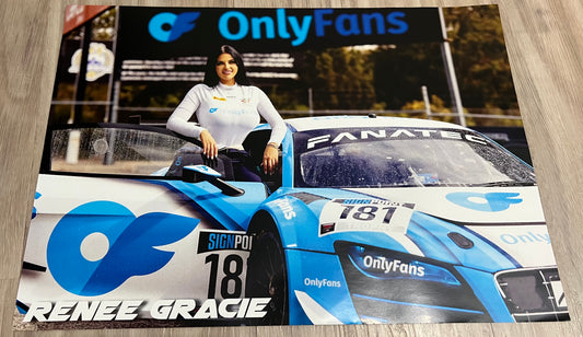 Onlyfans Racing Poster